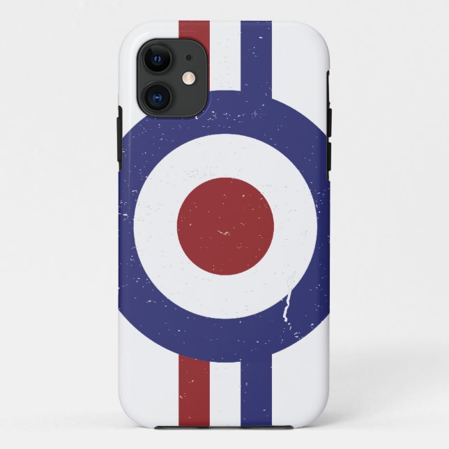 Faded and weathered Mod target Case-Mate iPhone Case (Back)