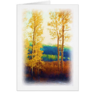 Faded Aspens card
