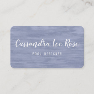 Faded Blue Business Card