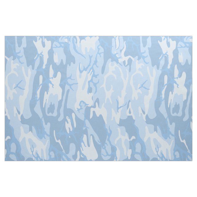 Faded Blue Camo Fabric (Fat Quarter)