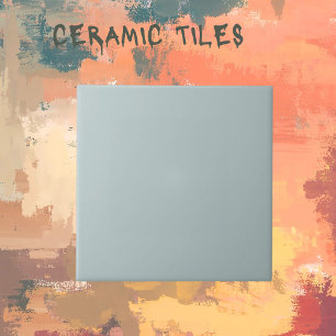 Faded Blue Ceramic Tile