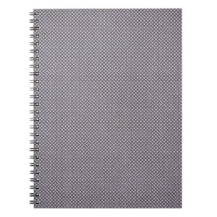 FADED BROWN WHITE POLKA DOTS POLKADOTS CIRCLES BAC NOTEBOOK