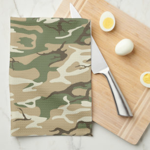 Faded Camo Kitchen Towel