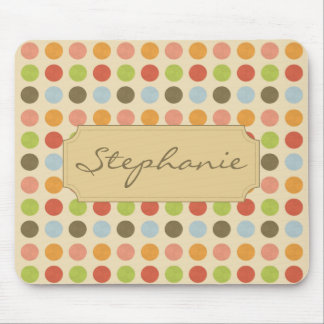 Faded Circles Mouse Pad