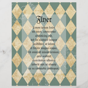 Faded Diamond Pattern Flyer