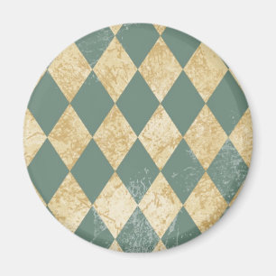 Faded Diamond Pattern Magnet