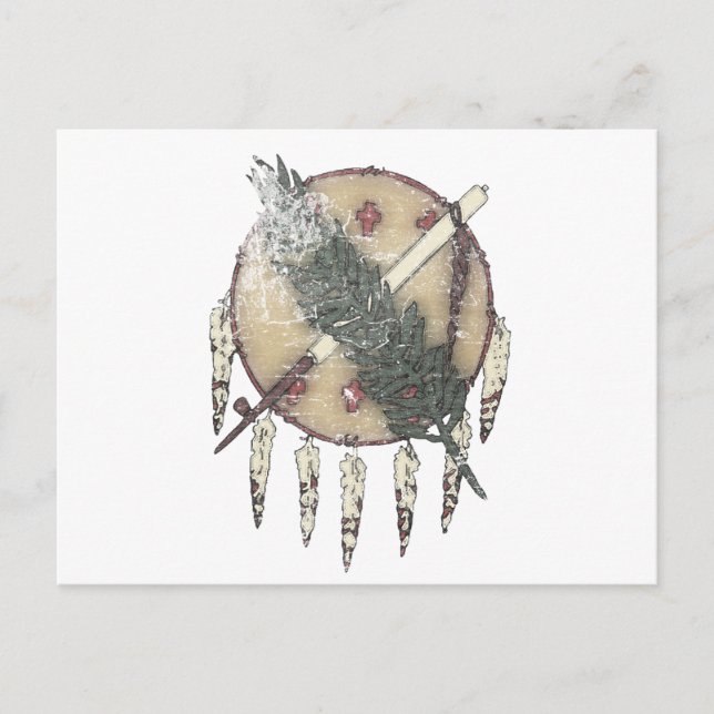 Faded Dreamcatcher Postcard (Front)