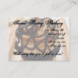 Faded Espresso cupcake business card