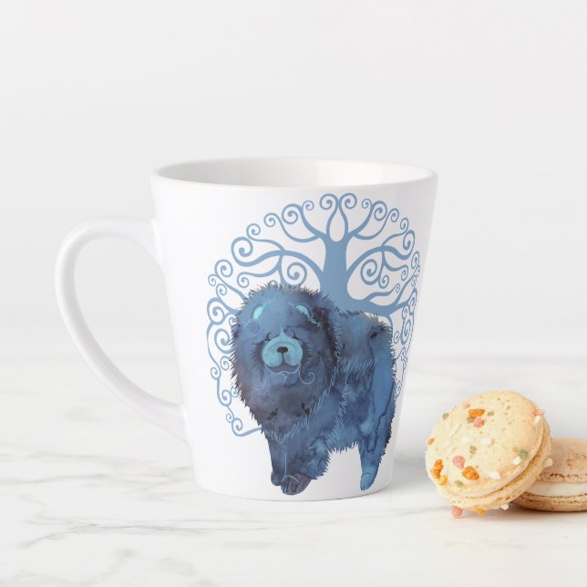 FADED GENES  Chow Tree of Life latte Mug (In Situ)