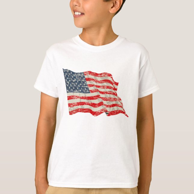 Faded Glory American Flag T-Shirt (Front)