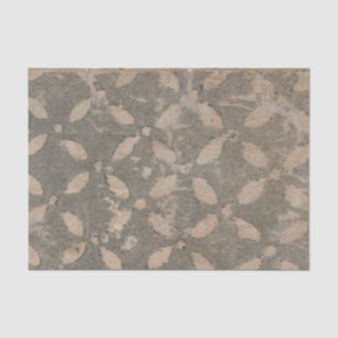 Faded Green Flora Decoupage Paper