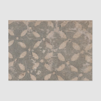 Faded Green Flora Decoupage Paper