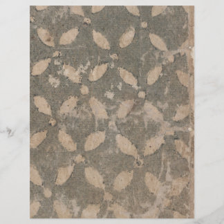 Faded Green Flora Scrapbook Paper