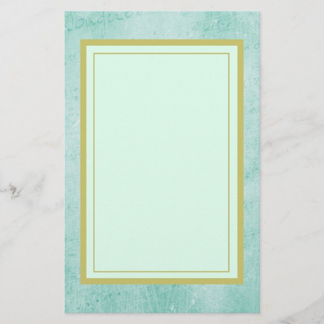 Faded Green Vintage paper texture (Front)