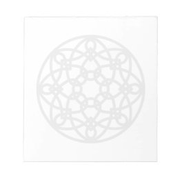 Faded Knot Mandala Notepad