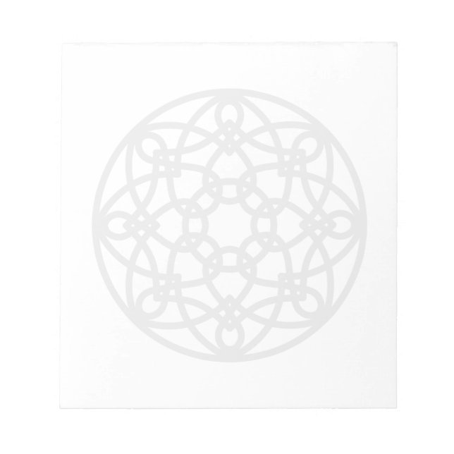 Faded Knot Mandala Notepad (Front)