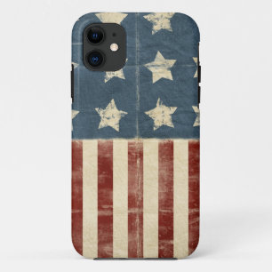 Faded Old Flag iPhone 11 Case