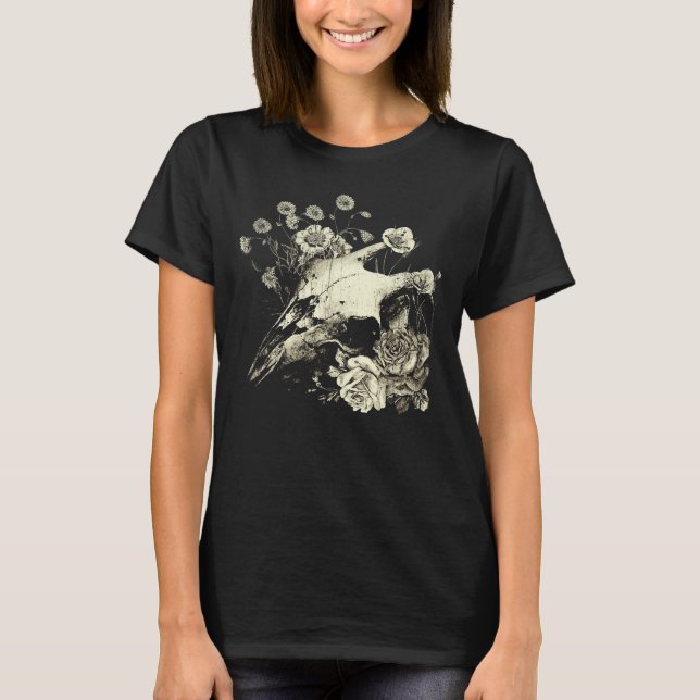 Faded Omen - Gothic Streetwear Design T-Shirt (Front)