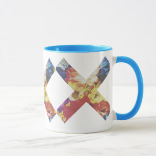 Faded Pastel X Mug By Megaflora