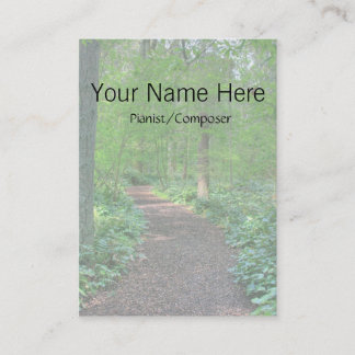 Faded Path Business Card