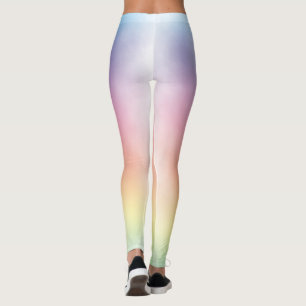 Faded Rainbow Wash Leggings