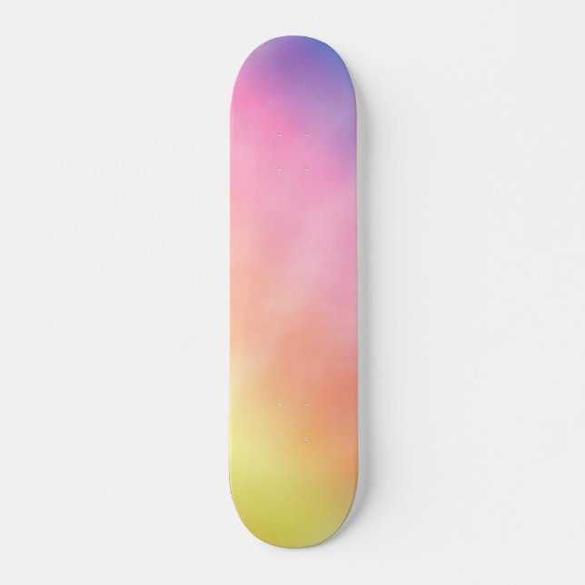 Faded Rainbow Wash Skateboard (Front)
