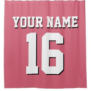 Faded Red White Sports Jersey Team Jersey