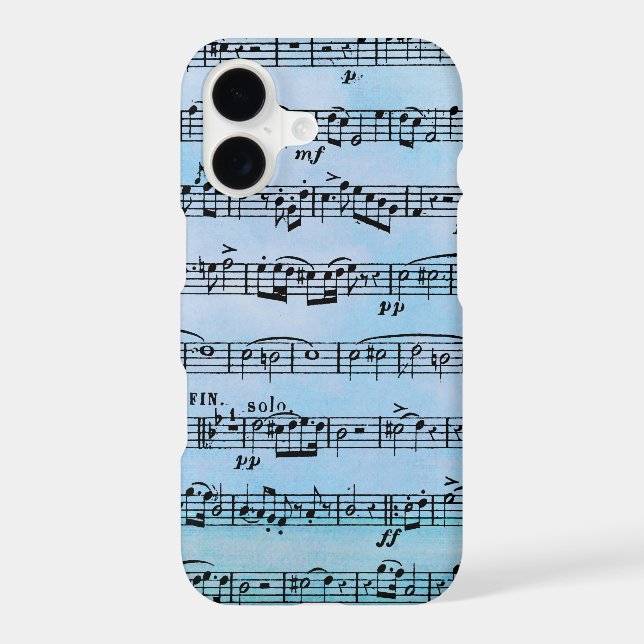 Faded Sheet Music Background (Back)