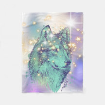Faded Sparkle Wolf