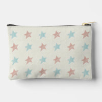 Faded Star Pattern Red Blue