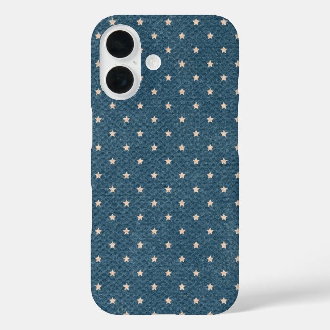 Faded Stars On Blue Case-Mate iPhone Case (Back)