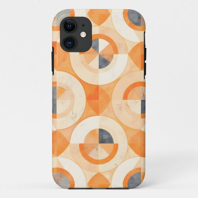 Faded Terra Geometrics Case-Mate iPhone Case (Back)