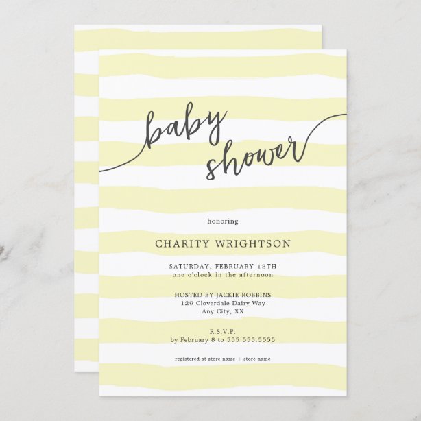 Unknown Gender Baby Shower Invitations & Announcements Zazzle CA