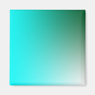 Fades: Dark Green and Light Blue Magnet