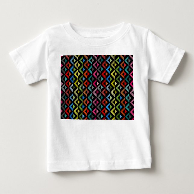 Fading Half-Diamonds  Baby T-Shirt (Front)
