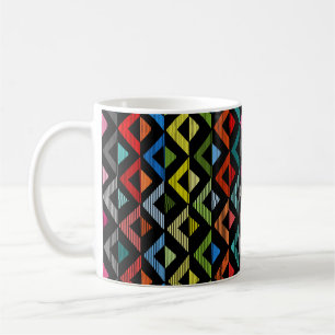 Fading Half-Diamonds Coffee Mug
