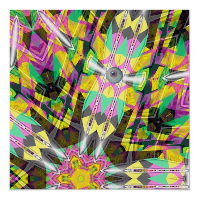 Fading Memory of the Cyclops Poster (Front)