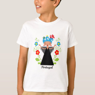 Fado Portuguese Singer with ships T-Shirt