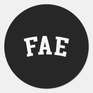 Fae  classic round sticker