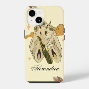 Fae Graphic Art, Mystical Moth iPhone 14 Case
