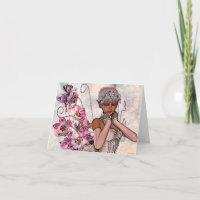 Fae Rose Art Notecard