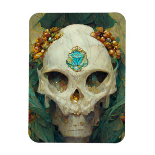 Fae Skull Fantasy Magnet