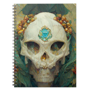 Fae Skull Fantasy Notebook