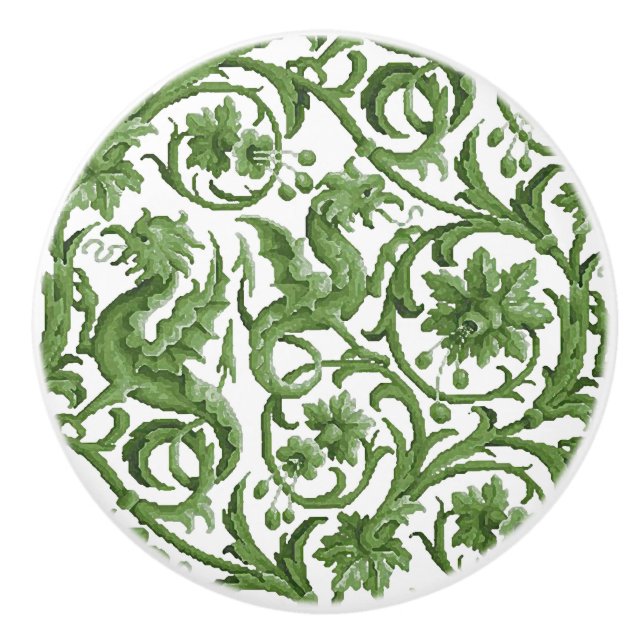 Faerie Dragons Ceramic Knob (Front)