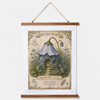 Faerie Garden Botanica Forget-Me-Not Hanging Tapestry