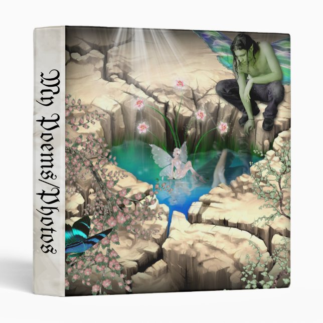 Faerie in Elven Pond Binder (Front/Spine)
