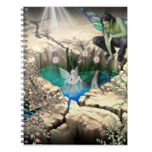 Faerie in Elven Pond Notebook