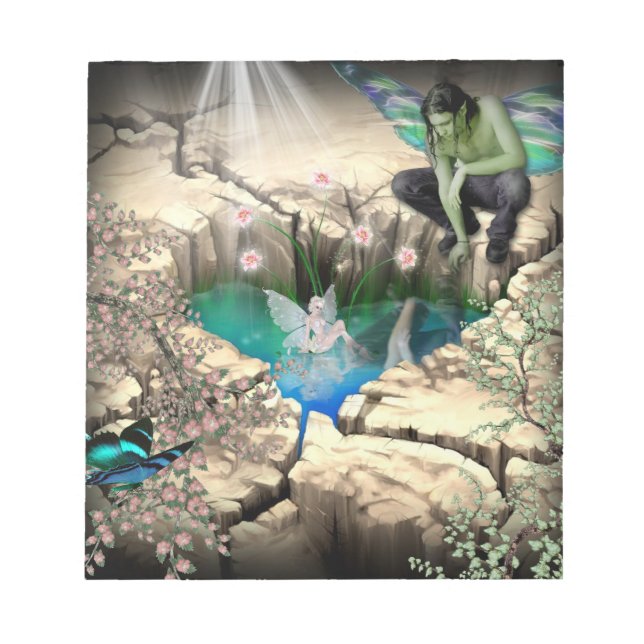 Faerie in Elven Pond Notepad (Front)
