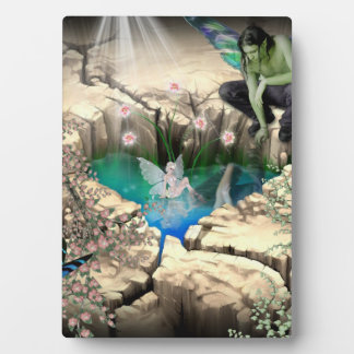 Faerie in Elven Pond Plaque
