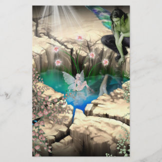 Faerie in Elven Pond Stationery